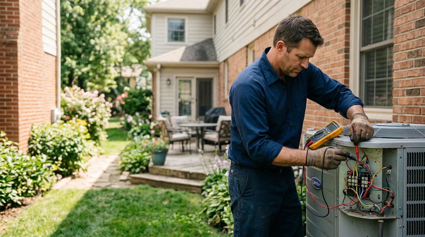 HVAC technician working near Penn Valley, CA